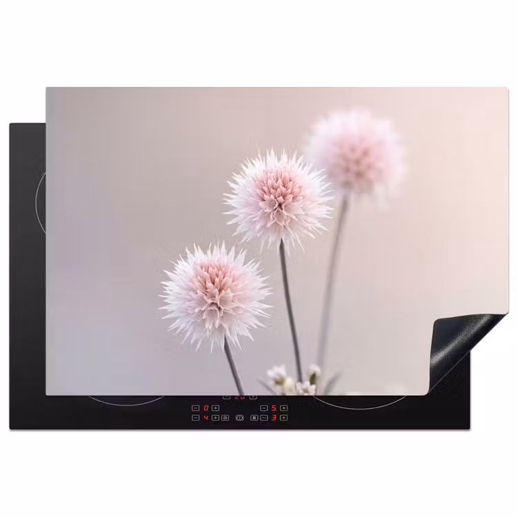 Inductie beschermer - Bloemen - Bollen - Roze — 2