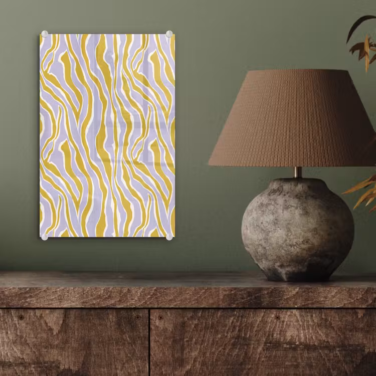 Glas schilderij - Zebra - Modern - Meerkleurig — 4