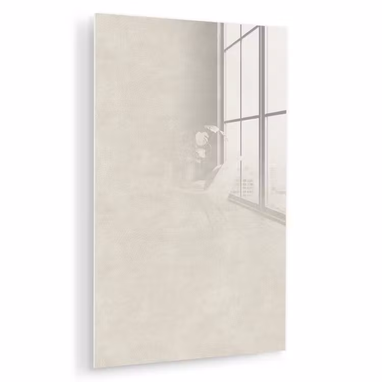 Glas schilderij - Zandkleurig - Modern - Egaal — 1