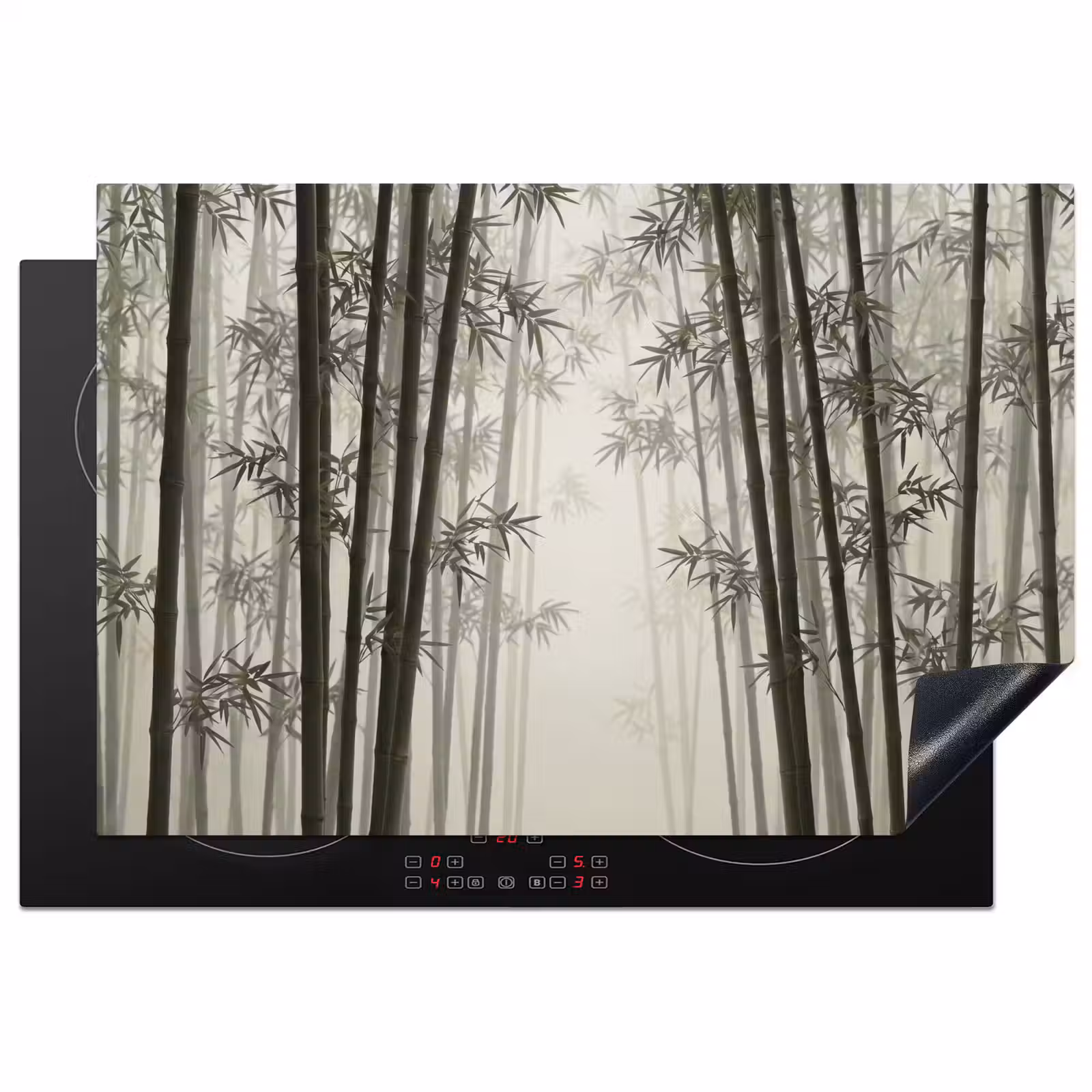 Inductie beschermer - Bamboe - Bos - Mist - Natuur — 1