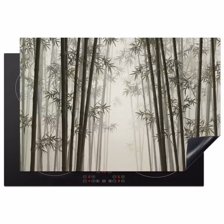 Inductie beschermer - Bamboe - Bos - Mist - Natuur — 1
