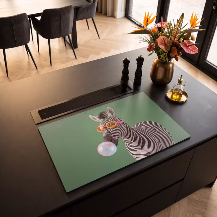 Inductie beschermer - Dier - Bril - Bel - Modern - Groen — 3