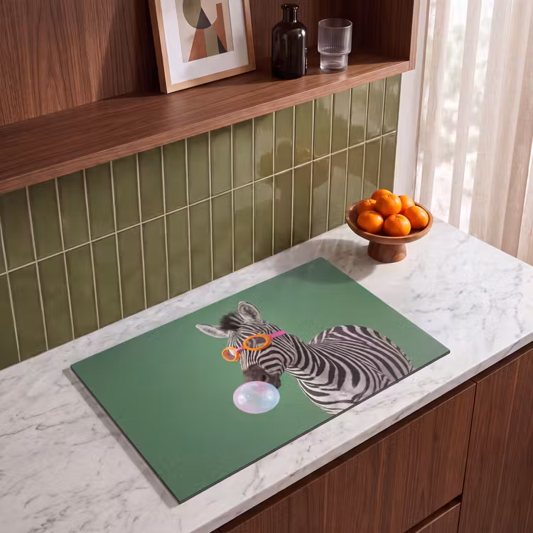 Inductie beschermer - Dier - Bril - Bel - Modern - Groen — 4