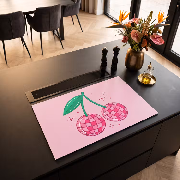 Inductie beschermer - Decoratie - Disco-bal - Feest - Roze — 3