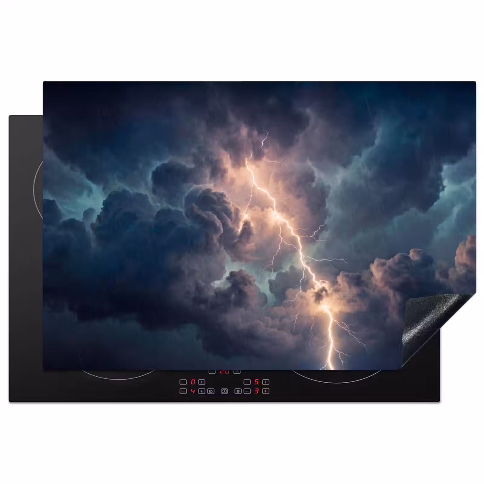 Inductie beschermer - Bliksem - Storm - Natuur - Donker — 1