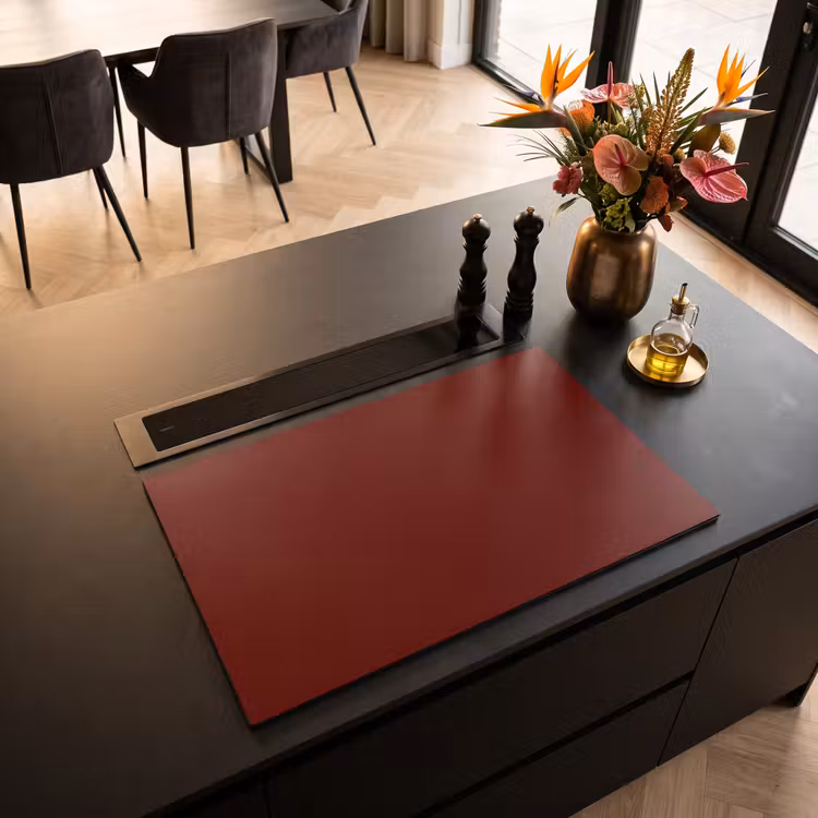 Inductie beschermer - Burnt - Mahogany - Rood — 3