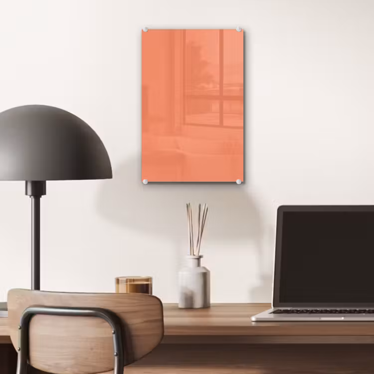 Glas schilderij - Warm - Clay - Terracotta — 7