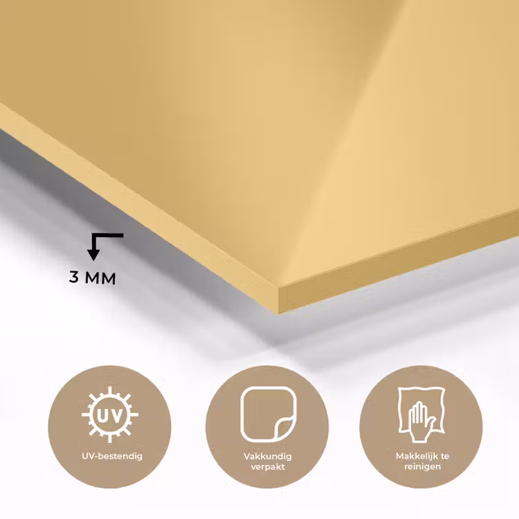 Glas schilderij - Warm - Sand - Terracotta — 3