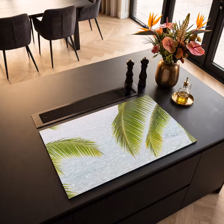 Inductie beschermer - Boom - Bladeren - Water - Tropisch - Groen — 3