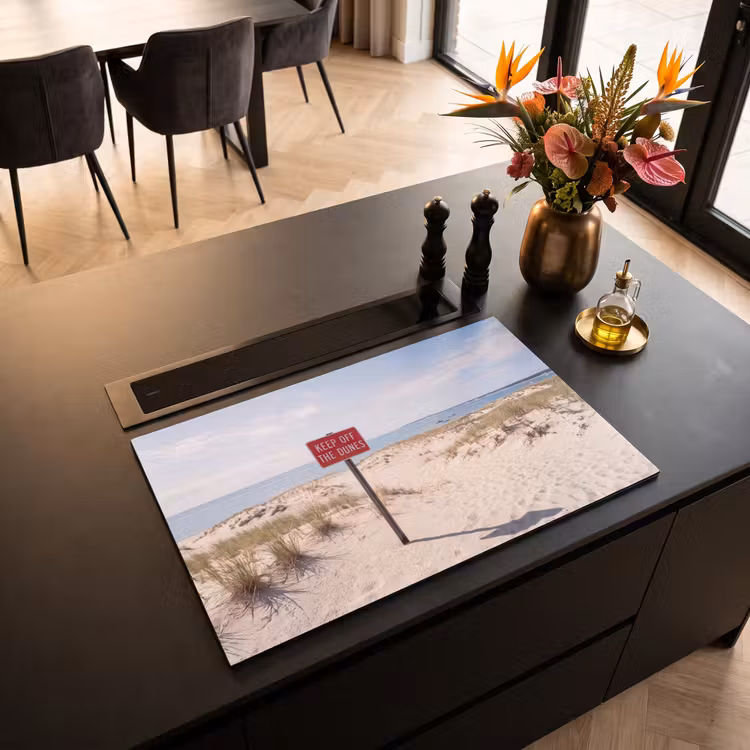 Inductie beschermer - Duin - Bord - Kust - Landschap - Rood — 3