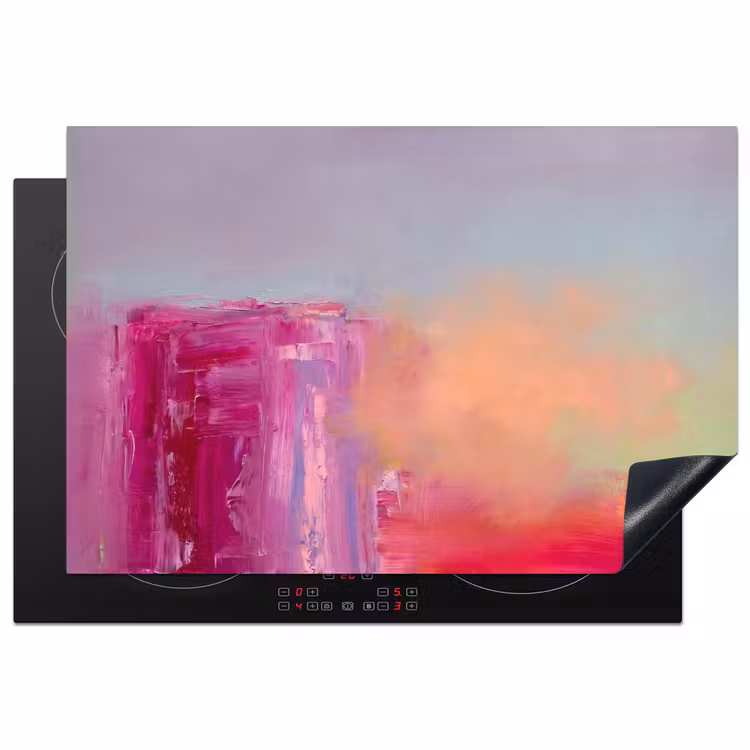 Inductie beschermer - Abstract - Kleuren - Modern - Roze — 1