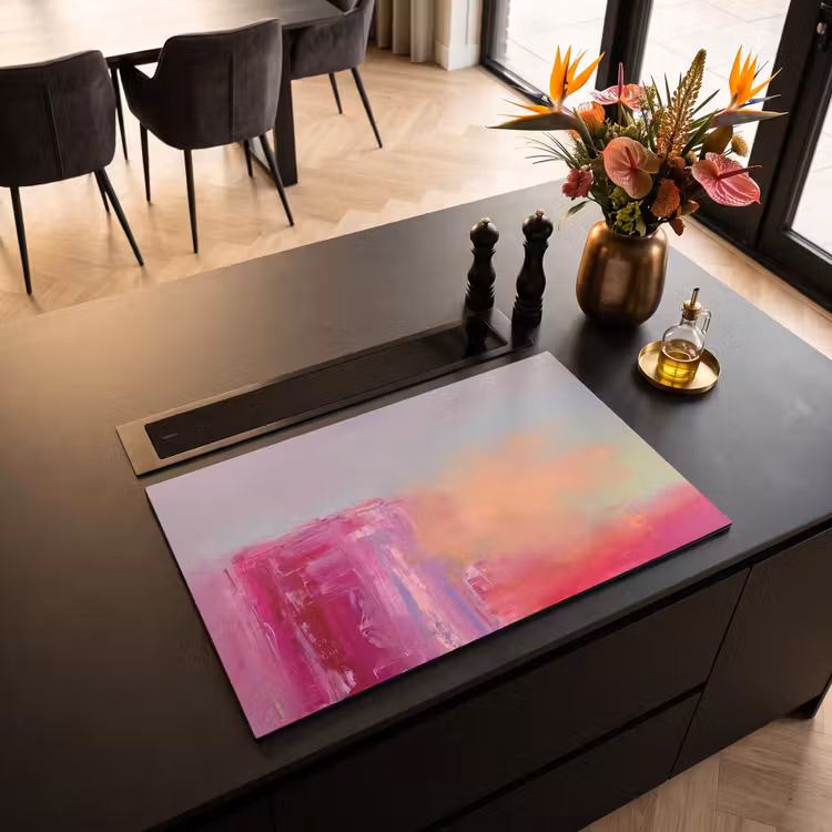 Inductie beschermer - Abstract - Kleuren - Modern - Roze — 3