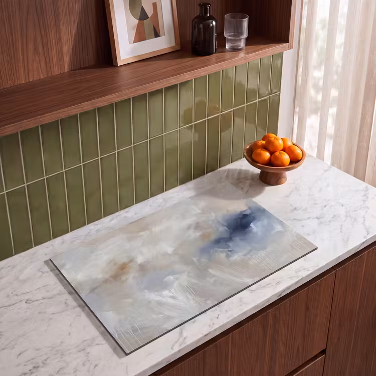 Inductie beschermer - Abstract - Wolken - Sfeer - Modern - Beige — 4