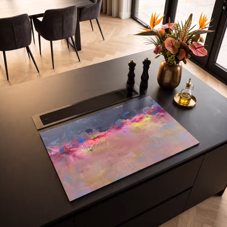 Inductie beschermer - Abstract - Textuur - Kleuren - Modern - Roze — 3