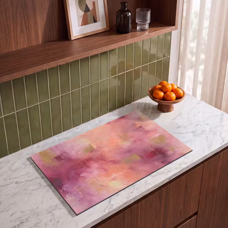 Inductie beschermer - Abstract - Kleuren - Modern - Roze - Paars — 4