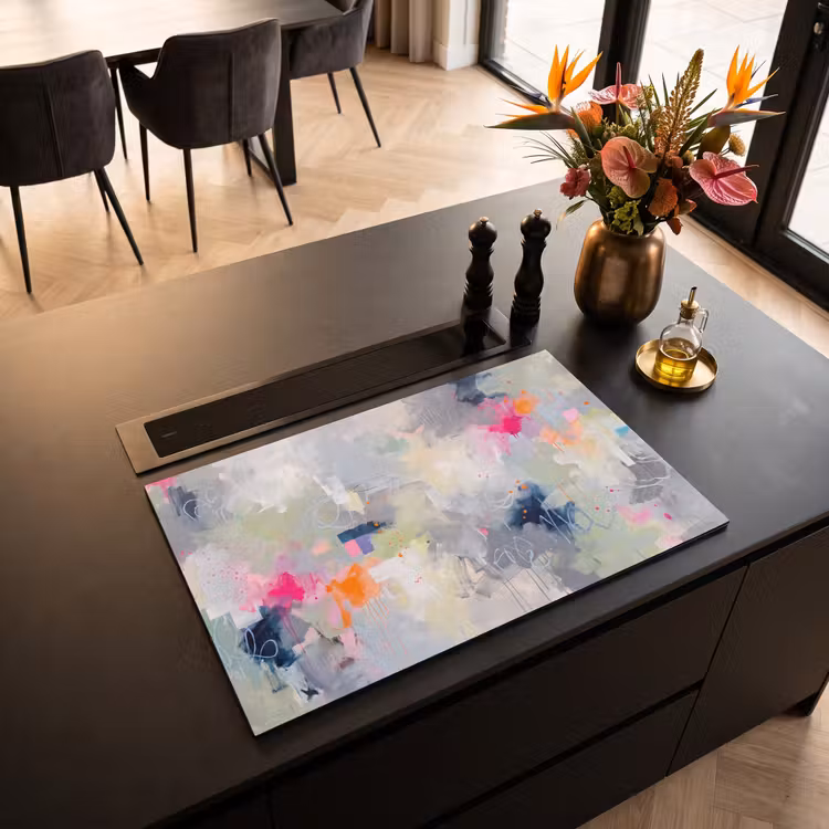 Inductie beschermer - Abstract - Kleurrijk - Modern - Kunst — 3