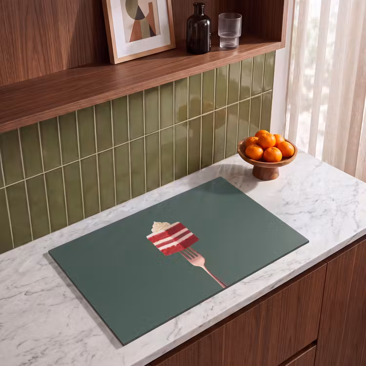 Inductie beschermer - Cake - Vork - Rood — 4