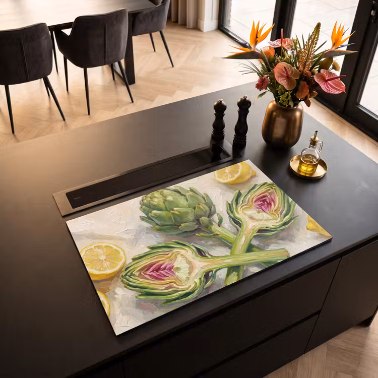 Inductie beschermer - Artisjok - Citroen - Eten — 3
