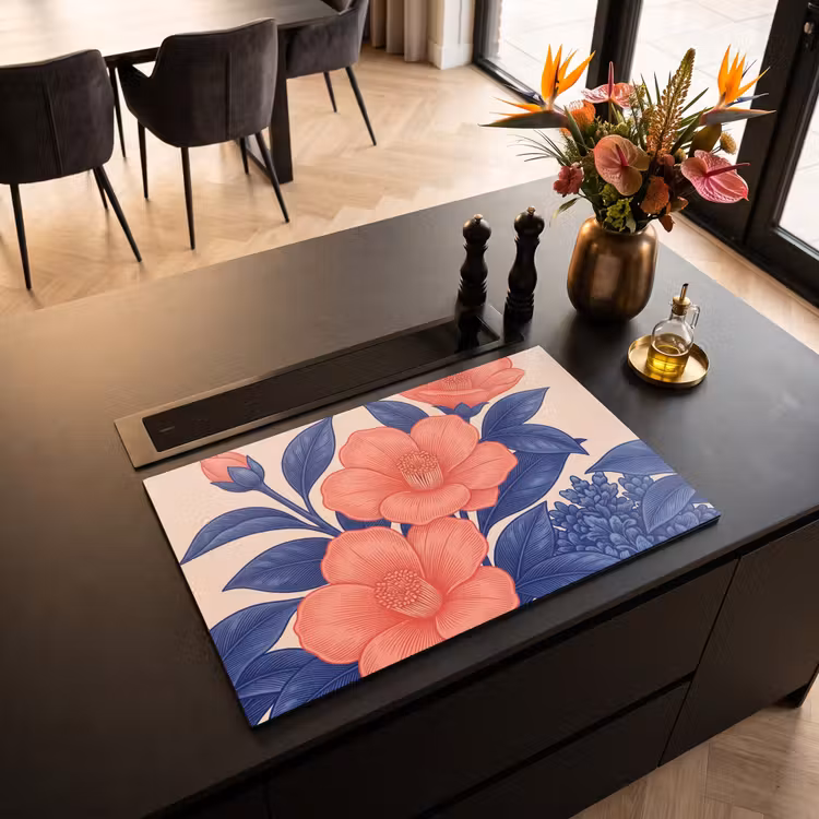 Inductie beschermer - Bloemen - Bladeren - Botanisch — 3