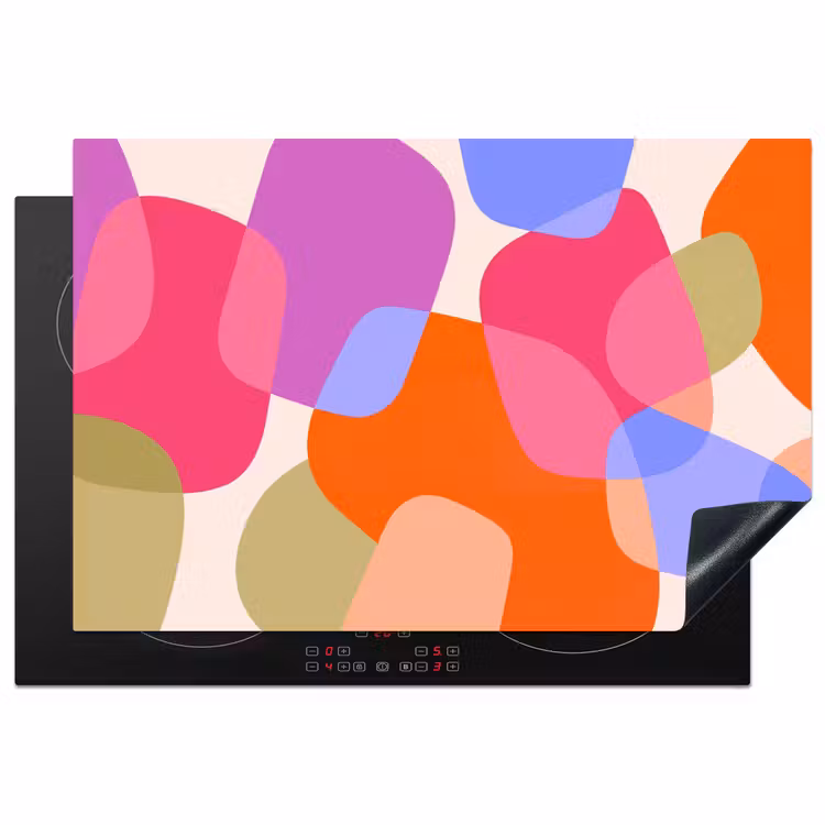 Inductie beschermer - Abstract - Vormen - Modern - Kleurrijk — 1