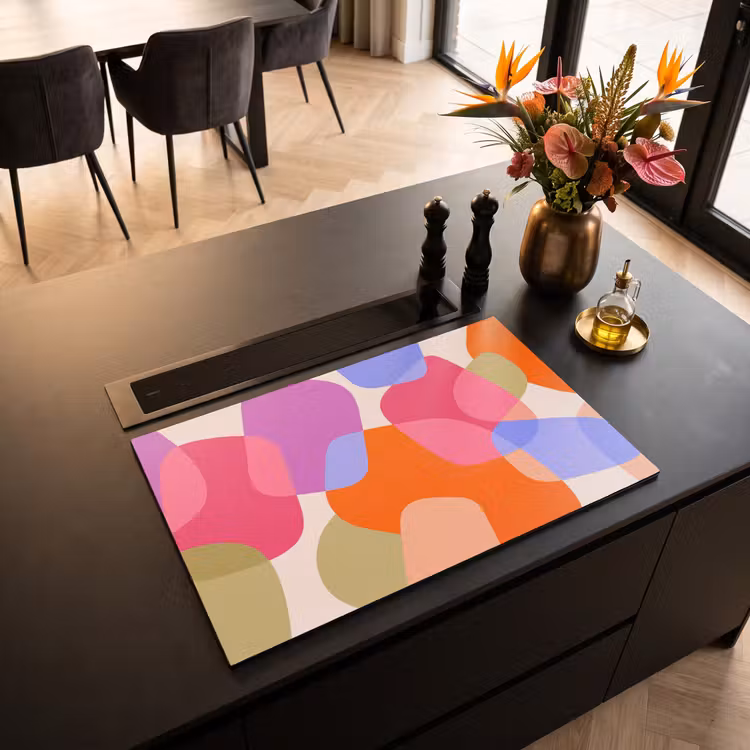 Inductie beschermer - Abstract - Vormen - Modern - Kleurrijk — 3