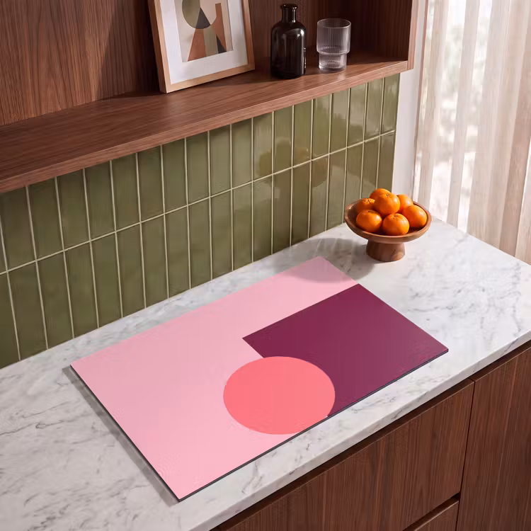 Inductie beschermer - Abstract - Vormen - Roze - Modern - Design — 4