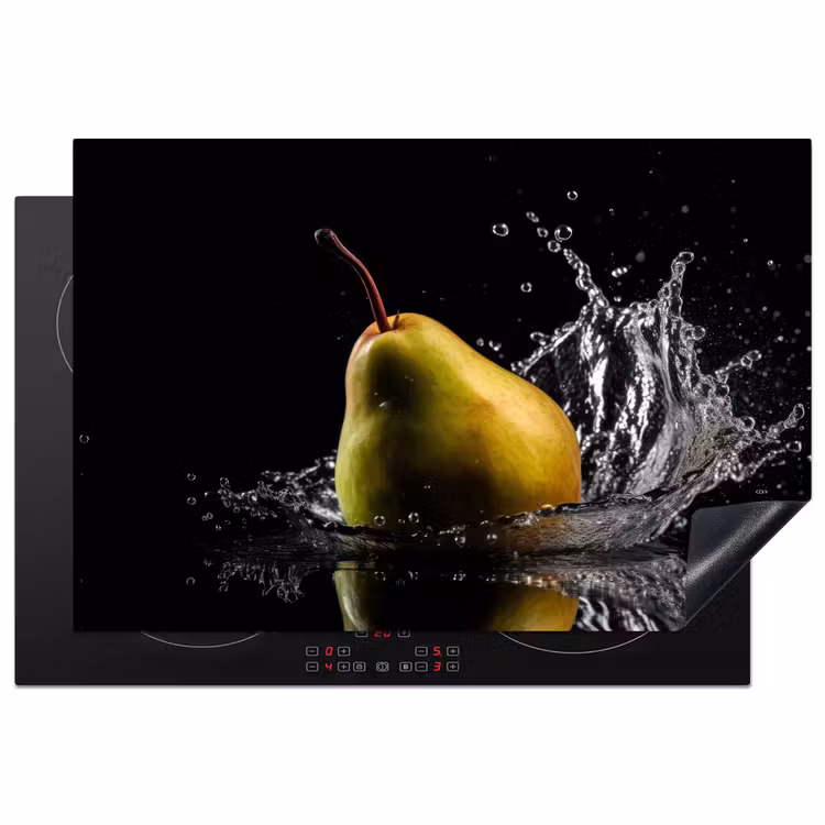 Inductie beschermer - Peer - Fruit - Water - Zwart — 1