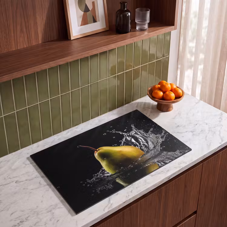 Inductie beschermer - Peer - Fruit - Water - Zwart — 4