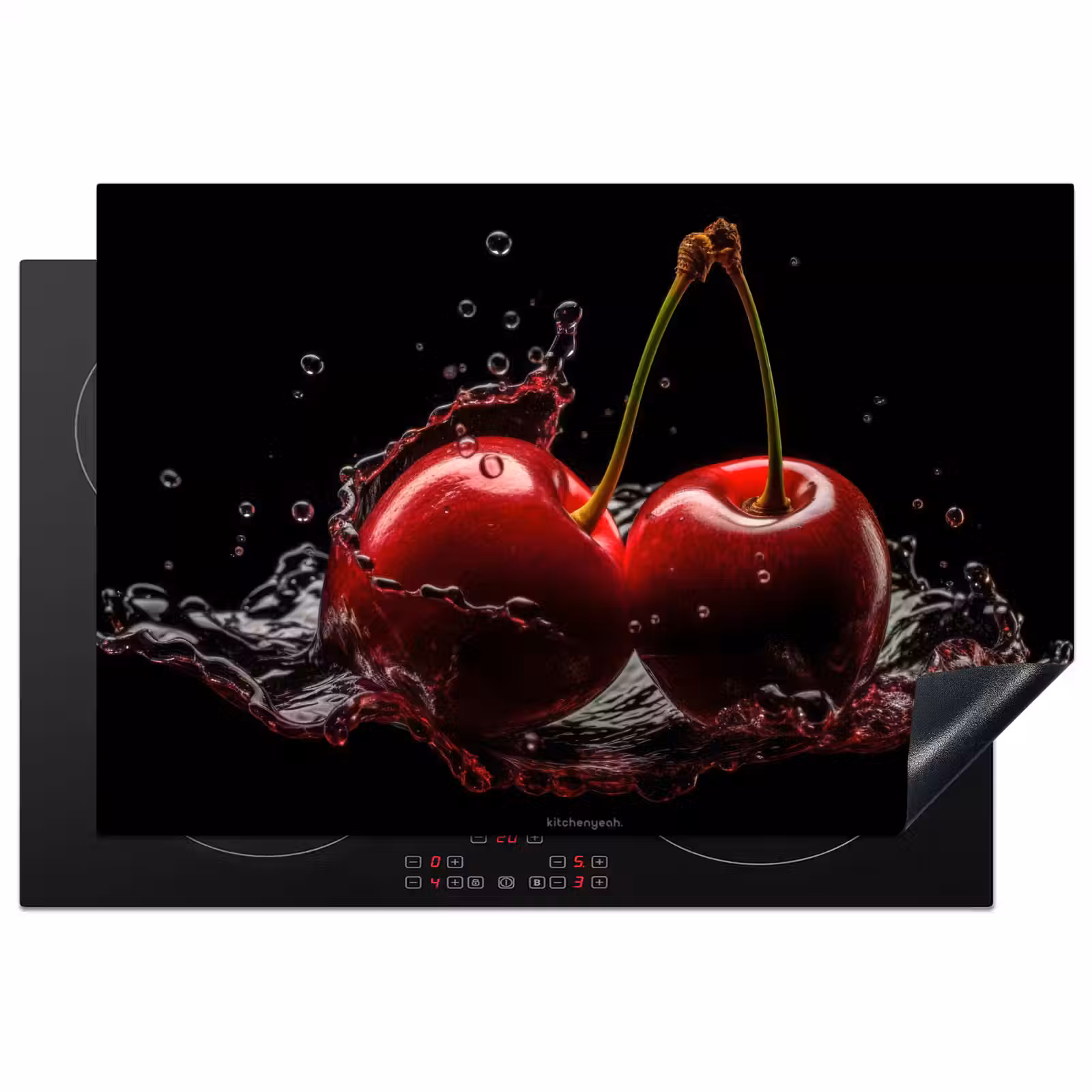 Inductie beschermer - Kersen - Fruit - Water — 1