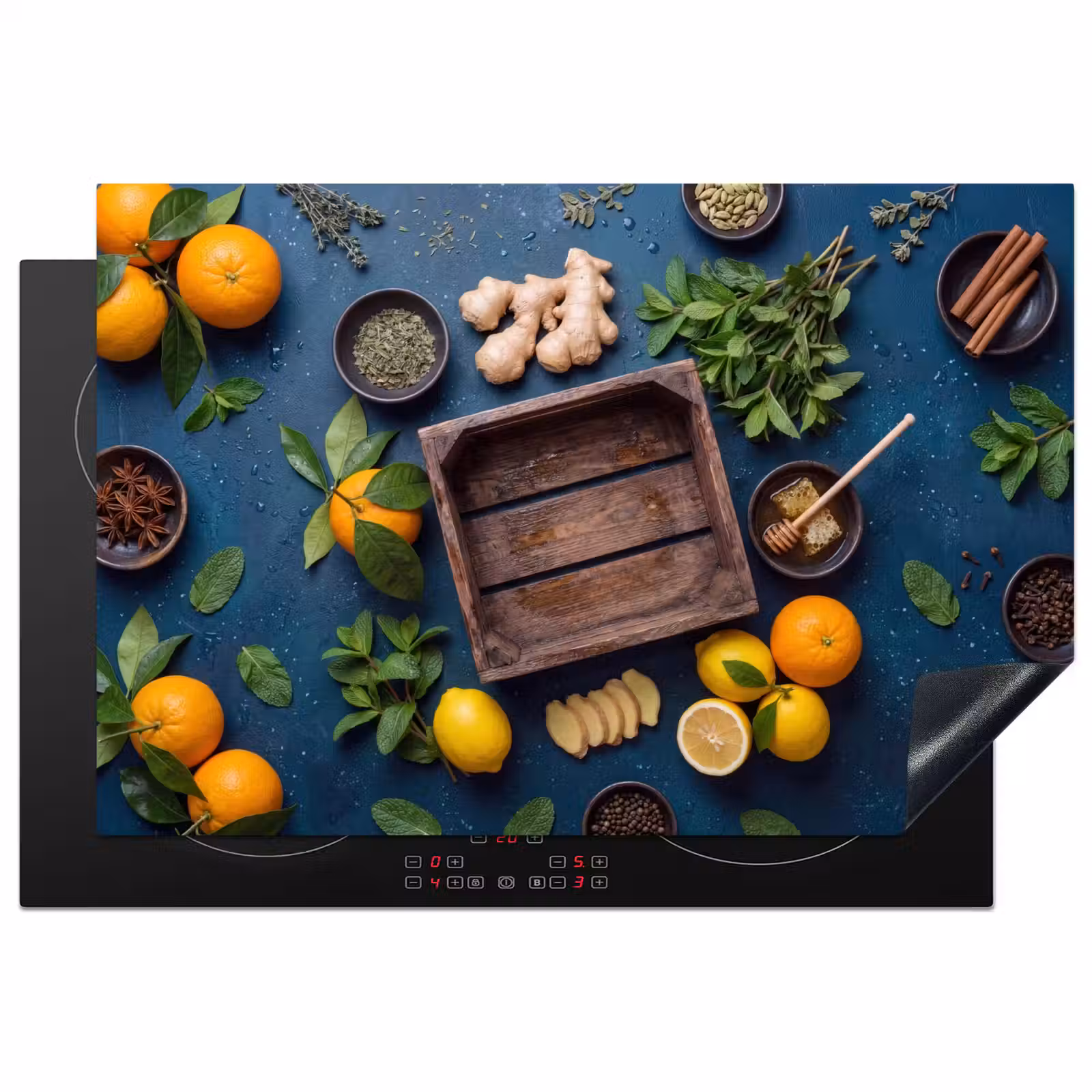 Inductie beschermer - Fruitkist - Citroen - Fruit — 1