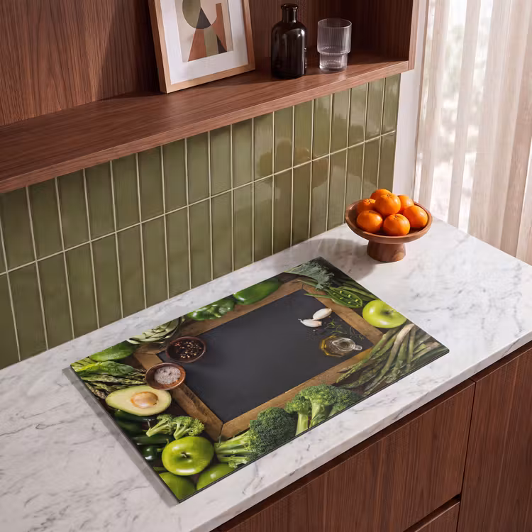 Inductie beschermer - Fruit - Krijtbord - Groente — 4