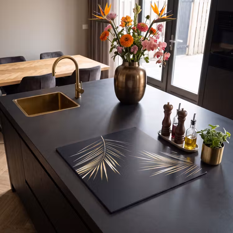 Inductie beschermer - Gouden Elegantie van de Tropen — 3