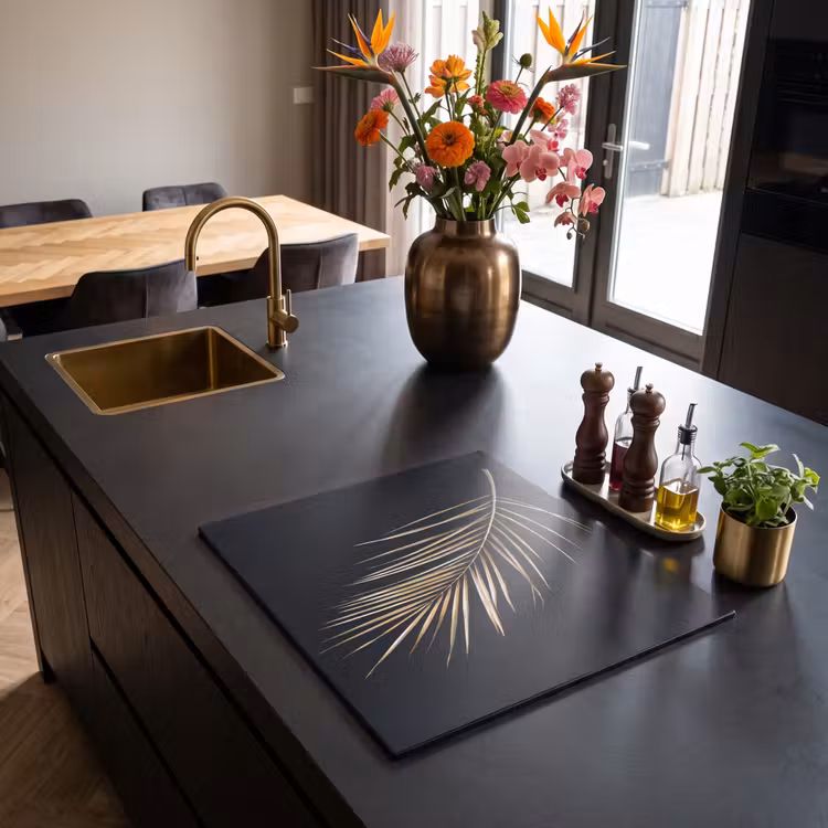 Inductie beschermer - Gouden palmblad — 3
