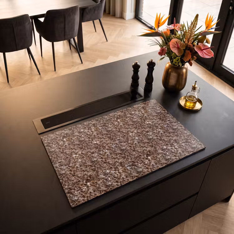 Inductie beschermer - Graniet - Bruin - Structuur — 3