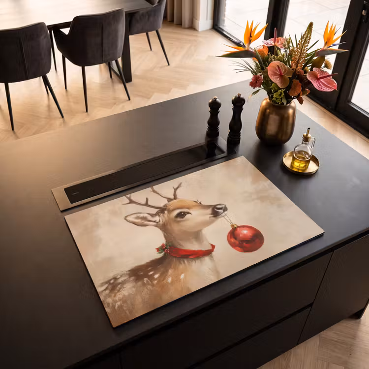 Inductie beschermer - Kerst - Hert - Gewei - Kerstbal - Rendier — 3
