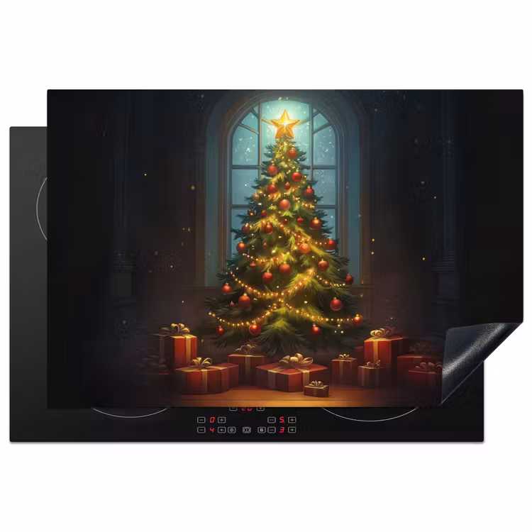 Inductie beschermer - Kerstboom - Cadeau - Kerst - Winter — 1