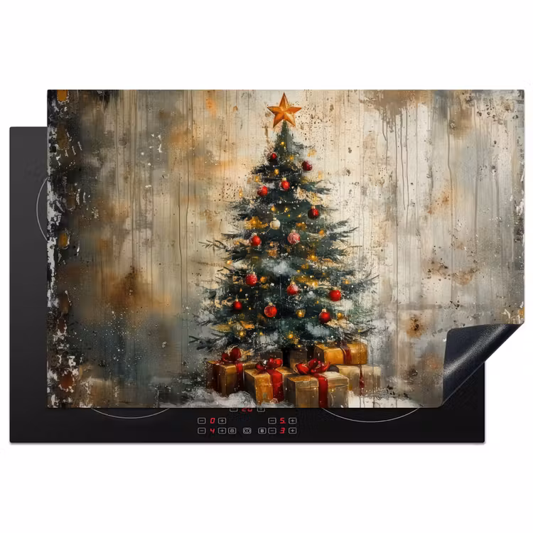 Inductie beschermer - Kerstboom - Vintage - Kerst - Cadeau — 2