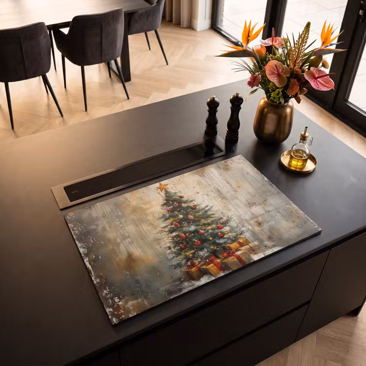 Inductie beschermer - Kerstboom - Vintage - Kerst - Cadeau — 3