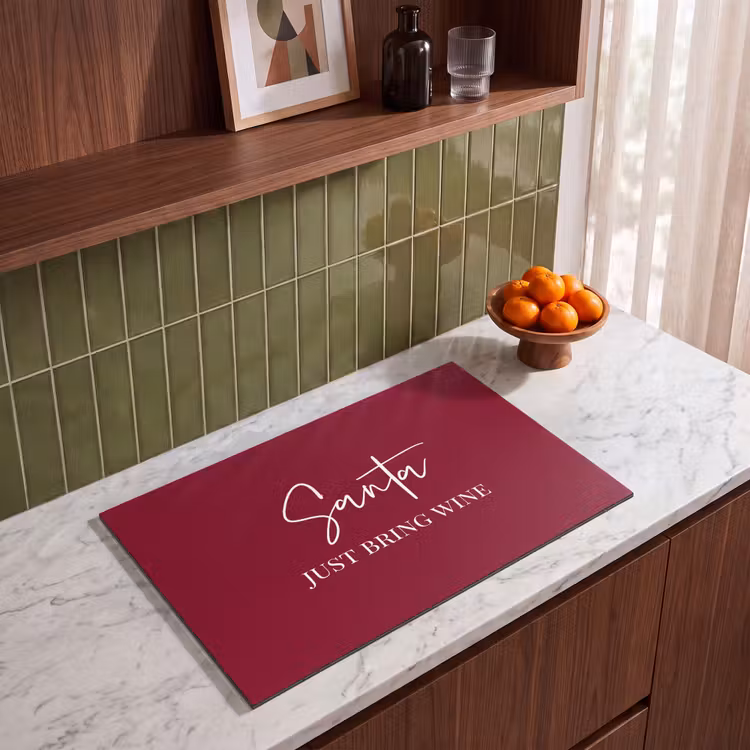 Inductie beschermer - Santa - Wine - Rood - Kerst - Kerstman — 4