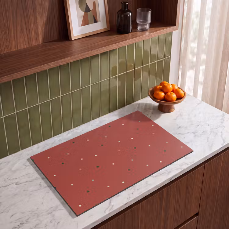 Inductie beschermer - Patroon - Stippen - Rood — 4