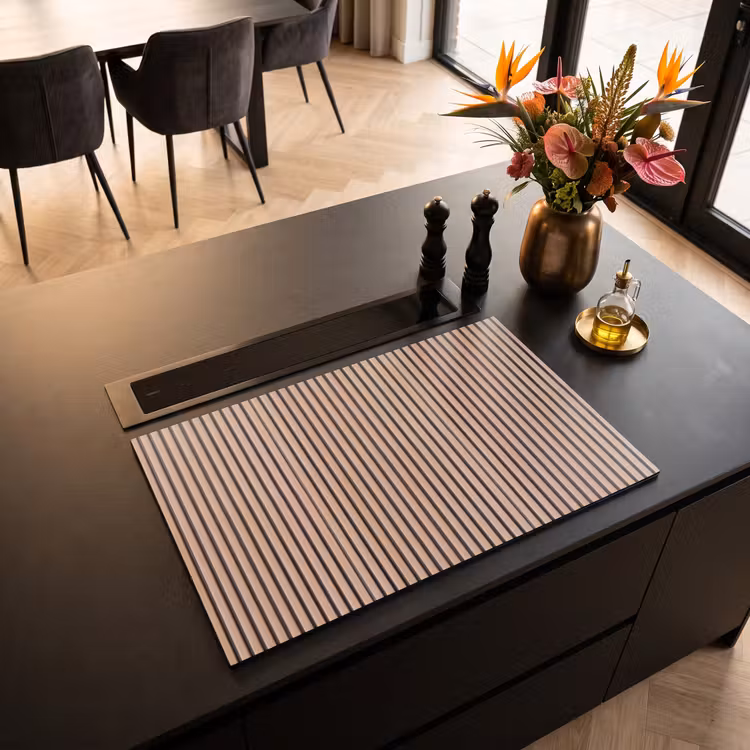 Inductie beschermer - Retro - Hout - Plank - Naturel — 3