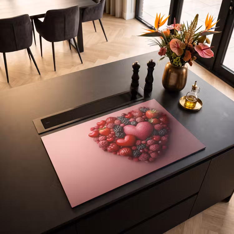 Inductie beschermer - Fruit - Hartjes - Aardbeien - Frambozen - Bosbessen — 3