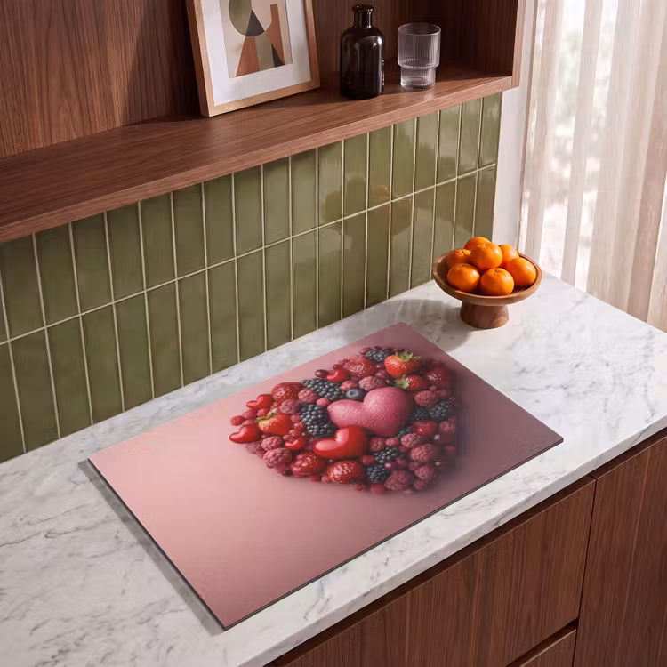 Inductie beschermer - Fruit - Hartjes - Aardbeien - Frambozen - Bosbessen — 4
