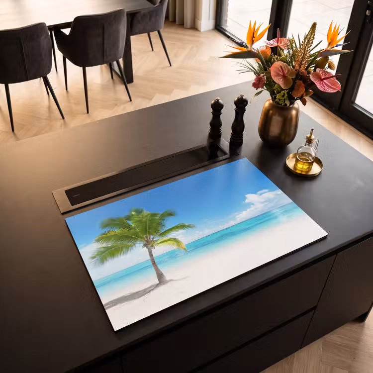 Inductie beschermer - Palmboom - Strand - Zee - Zomer — 3