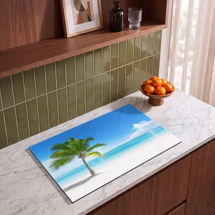 Inductie beschermer - Palmboom - Strand - Zee - Zomer — 4