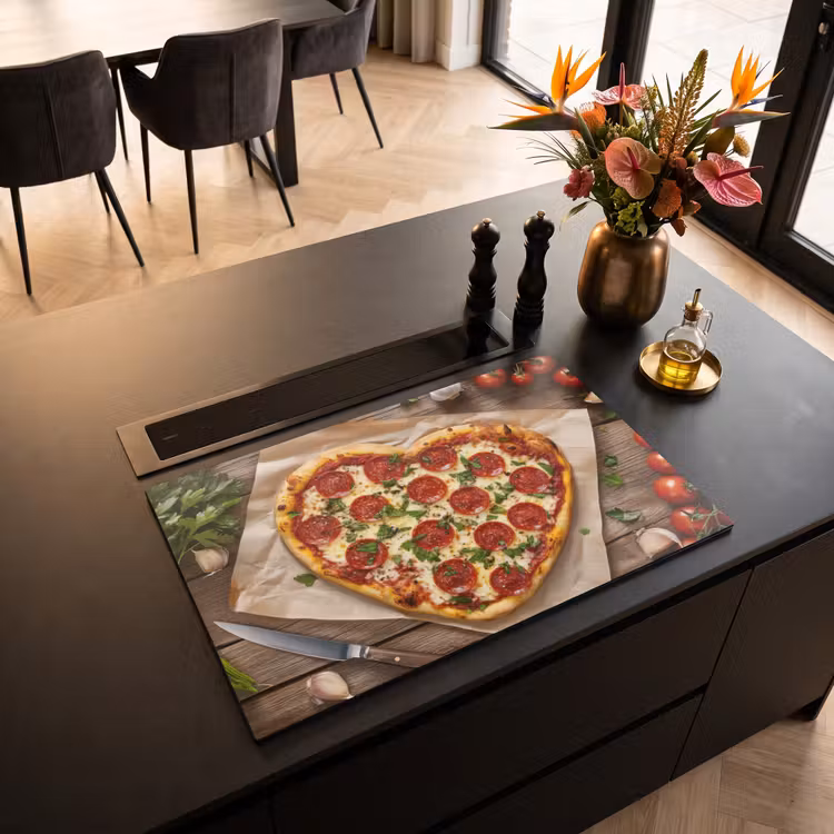 Inductie beschermer - Pizza - Hart - Pepperoni - Tomaat — 3