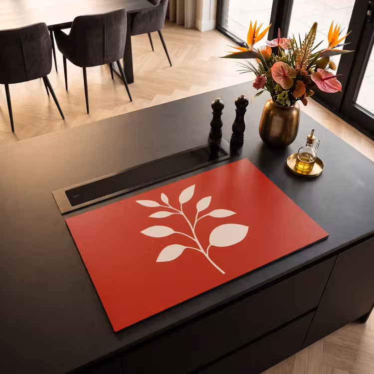 Inductie beschermer - Silhouet - Bladeren - Tak — 3