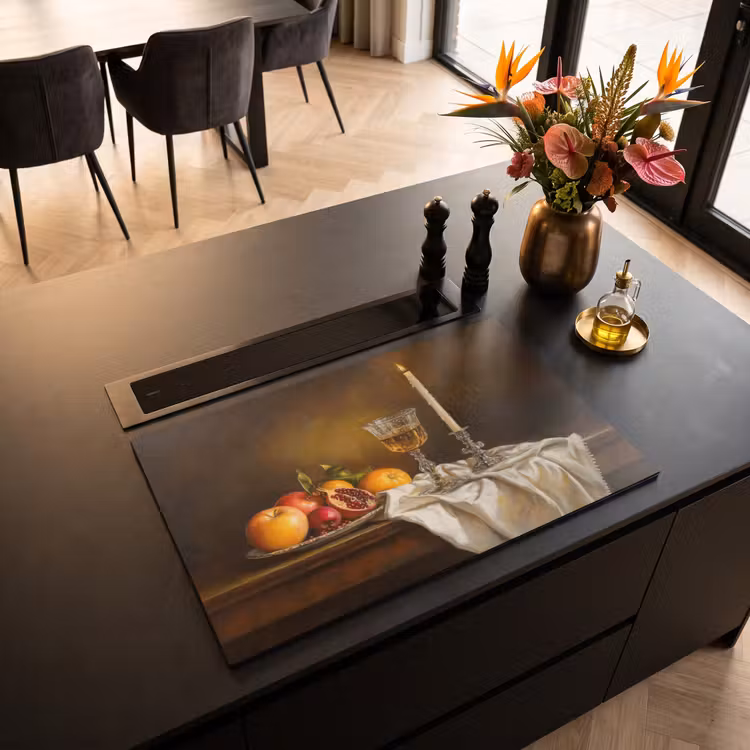 Inductie beschermer - Fruit - Stilleven - Wijn - Kaars — 3