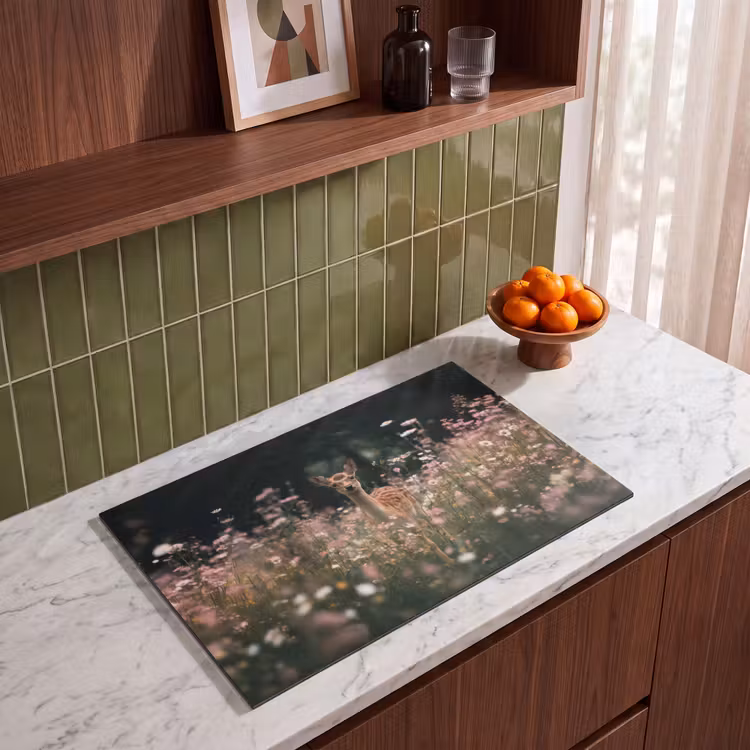 Inductie beschermer - Hert - Wilde bloemen - Bos — 4