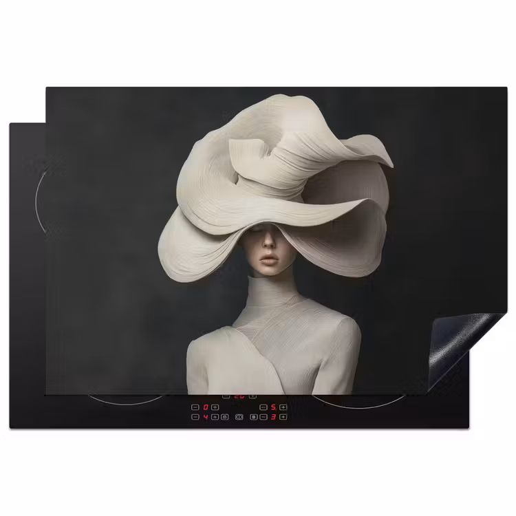 Inductie beschermer - Modern - Vrouw - Hoed — 1